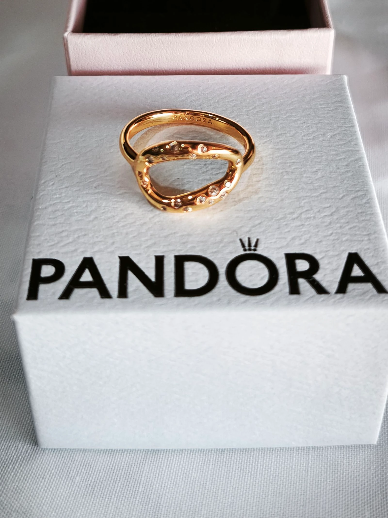 Anillo forma orgánica 
